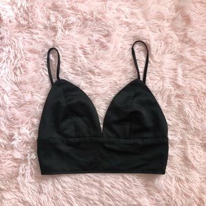 MSGD Satin Bralette Top
